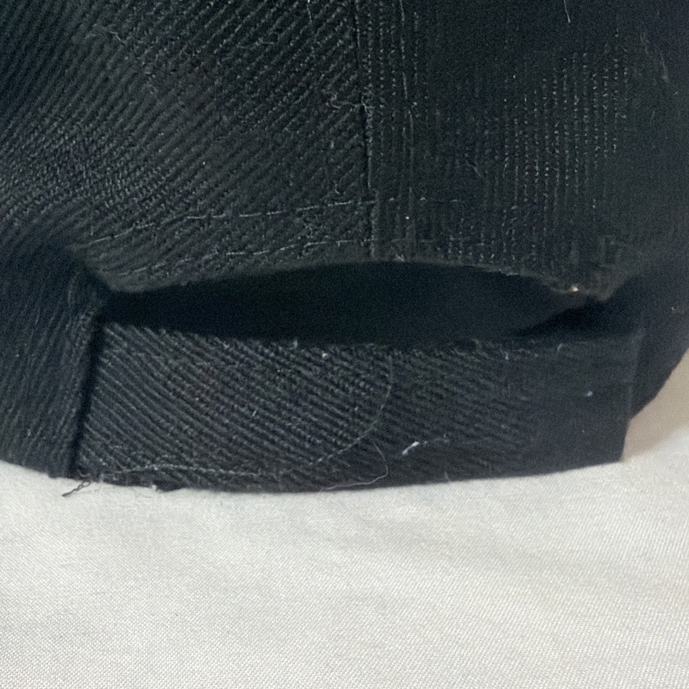 YX Hat Black Multicolor Embroidered Horse Heads Adjustable Strap Vtg Ranch Hat - Picture 11 of 16